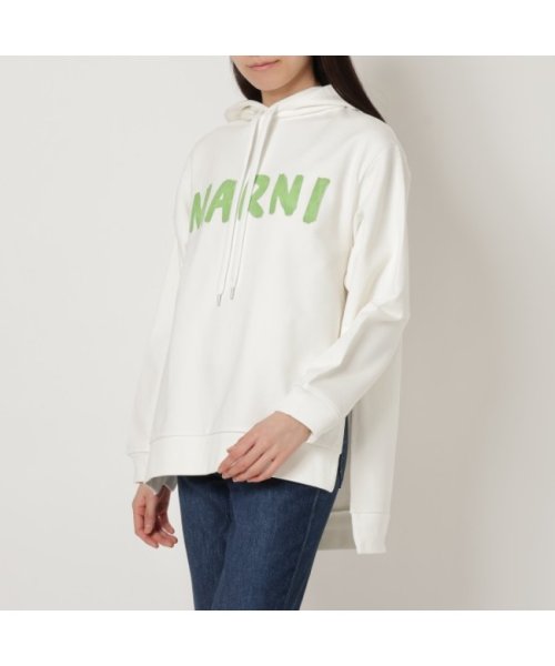 MARNI(マルニ)/マルニ パーカー フーディー オーバーサイズ オーガニックコットン ホワイト レディース MARNI FLJE0179P1 USCU88 LOW02/img01