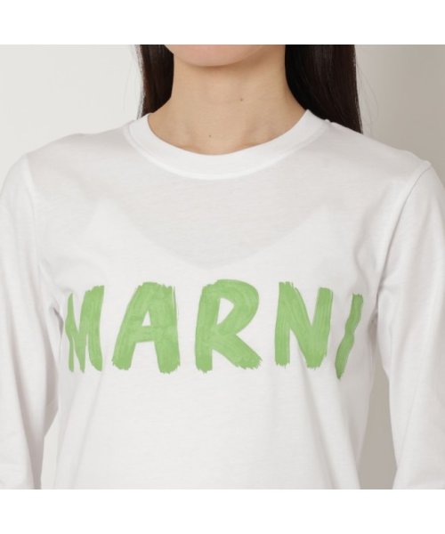 MARNI(マルニ)/マルニ Tシャツ カットソー オーガニックコットン ホワイト レディース MARNI THJE0294P1 USCS11 L3W01/img04