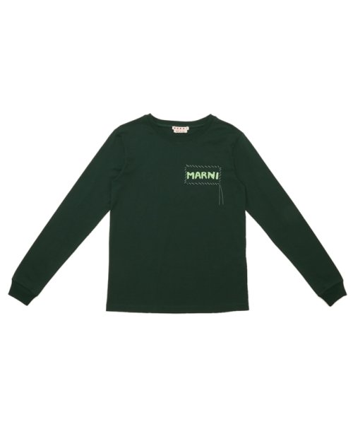 MARNI(マルニ)/マルニ Tシャツ カットソー レギュラーフィット オーガニックコットン グリーン レディース MARNI THJE0294X0 UTC017 00V89/img05