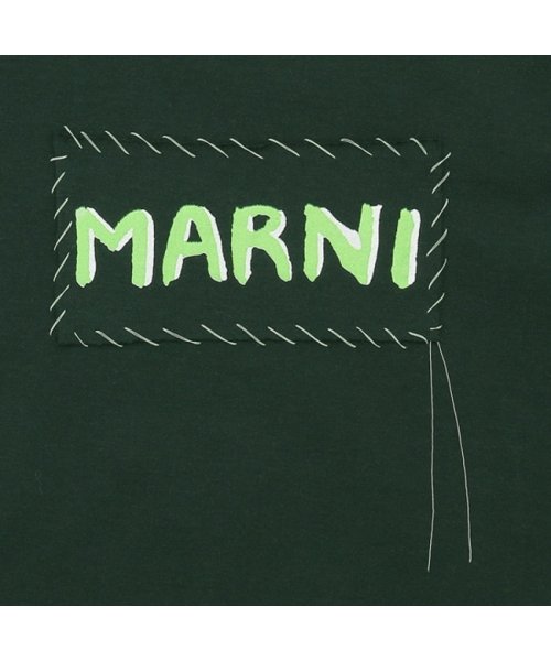 MARNI(マルニ)/マルニ Tシャツ カットソー レギュラーフィット オーガニックコットン グリーン レディース MARNI THJE0294X0 UTC017 00V89/img06