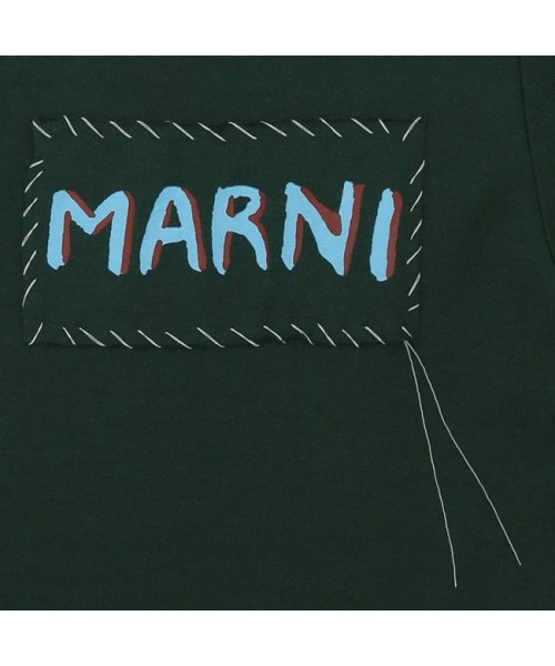 MARNI(マルニ)/マルニ Tシャツ カットソー レギュラーフィット オーガニックコットン グリーン メンズ レディース ユニセックス MARNI HUMU0198X0 UTC01/img06