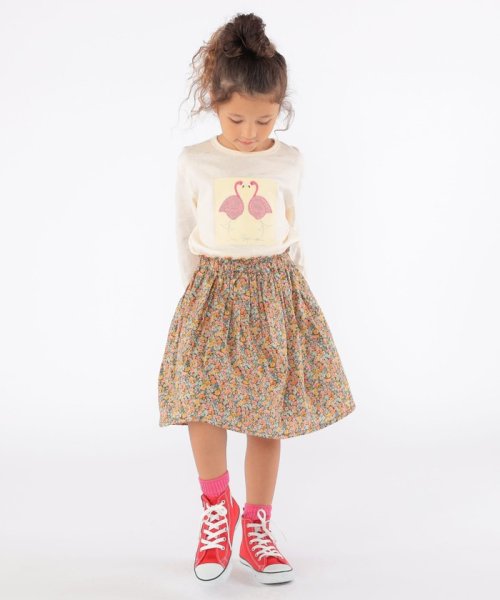 SHIPS KIDS(シップスキッズ)/SHIPS KIDS:100～130cm / ツイン バード フェイクファー 長袖 TEE/img04