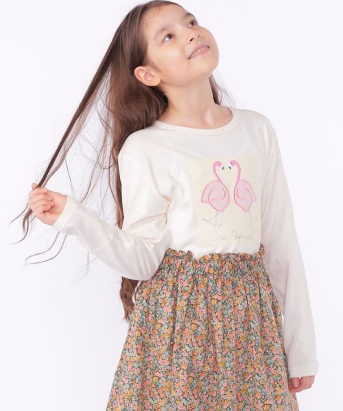 SHIPS KIDS(シップスキッズ)/SHIPS KIDS:140～150cm / ツイン バード フェイクファー 長袖 TEE/img04