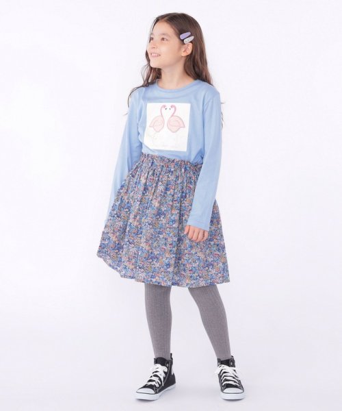 SHIPS KIDS(シップスキッズ)/SHIPS KIDS:140～150cm / ツイン バード フェイクファー 長袖 TEE/img11