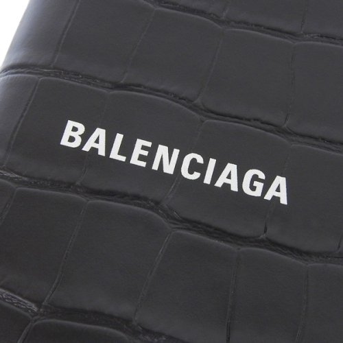 BALENCIAGA(バレンシアガ)/BALENCIAGA バレンシアガ CASH キャッシュ バーティカル クロコ 二つ折り 財布 レザー/img05