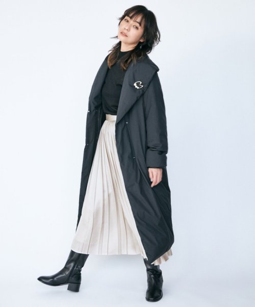 ADSダウン ショールカラーコート 