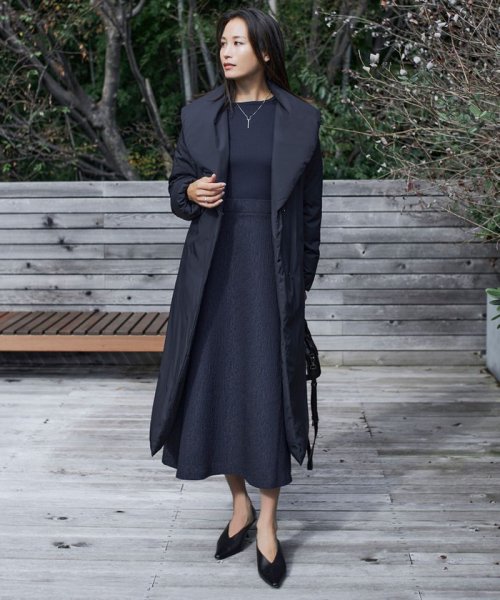 ADSダウン ショールカラーコート 