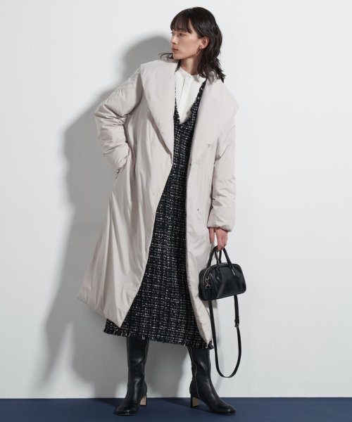 ADSダウン ショールカラーコート 