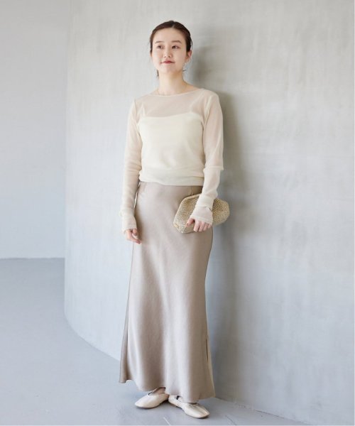 追加3》ダブルサテンスカート(505749583) | イエナ(IENA) - MAGASEEK 