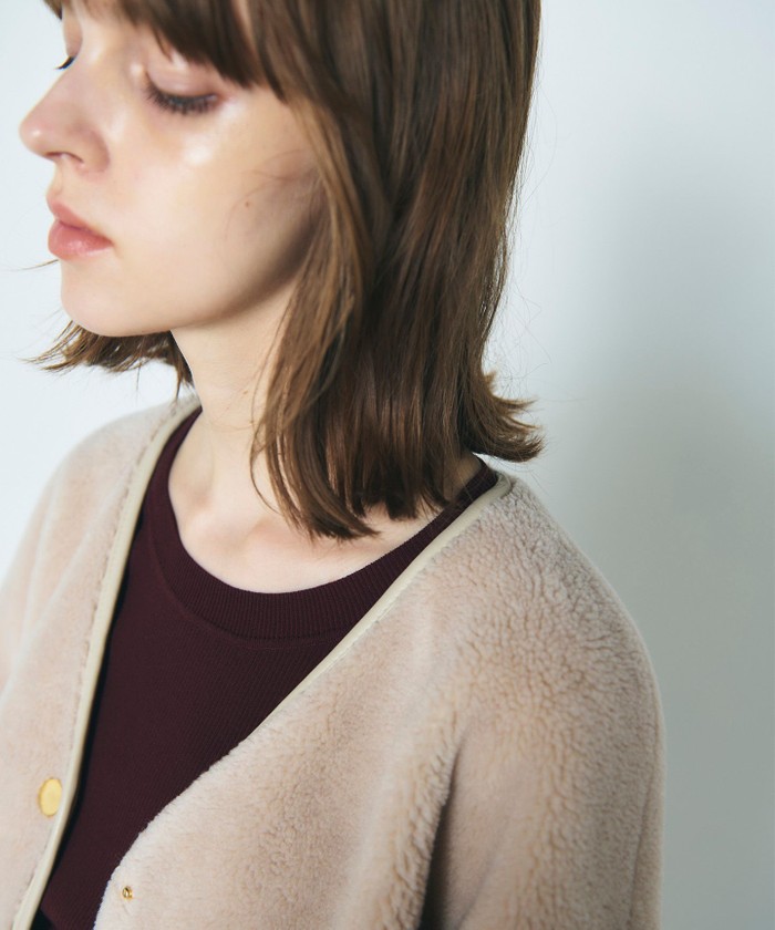 ノーカラーボアムートンコート(505749666)｜阪急百貨店公式通販サイト