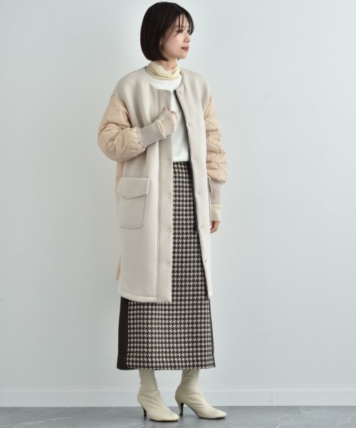 【ＮＵＳ】ダンボールニット＊キルトダウン 