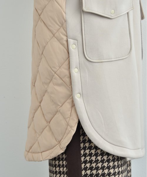 【ＮＵＳ】ダンボールニット＊キルトダウン 