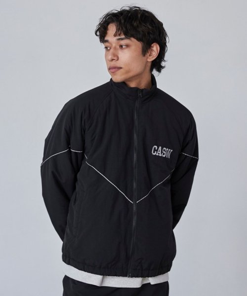 coen(coen)/California Sportswear（カリフォルニアスポーツウェア）別注ナイロントラックジャケット（セットアップ対応）／巾着バッグ付き/img02