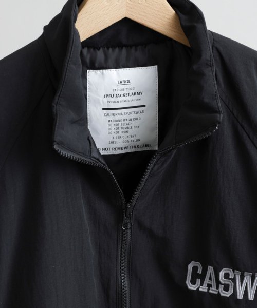 coen(coen)/California Sportswear（カリフォルニアスポーツウェア）別注ナイロントラックジャケット（セットアップ対応）／巾着バッグ付き/img20