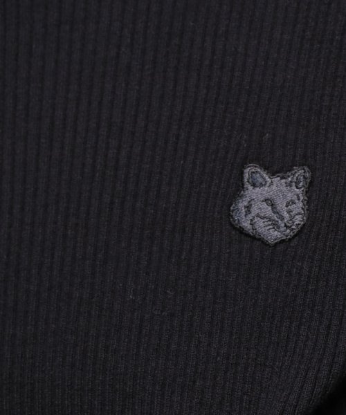 MAISON KITSUNE(メゾンキツネ)/【MAISON KITSUNE】メゾン キツネ ボールド フォックスヘッド パッチ ファイン リブ タートルネック LW00806KT1091/img04