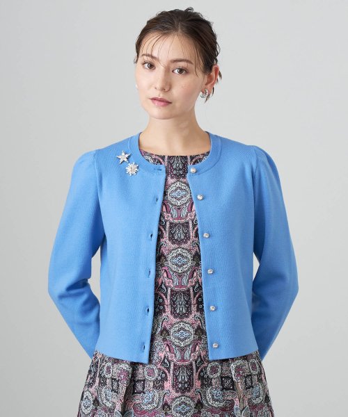 メリノウールビジュー カーディガン P3232085308(24750円)