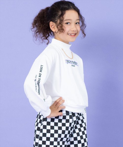 ANAP KIDS(アナップキッズ)/ハイネック チェーン付き 裏毛 スウェット トレーナー/img02