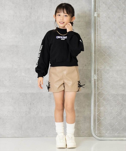 ANAP KIDS(アナップキッズ)/ハイネック チェーン付き 裏毛 スウェット トレーナー/img10