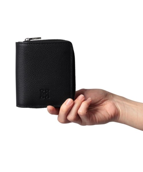 【ピウメノ】二つ折り財布 レザー コンパクトウォレット 本革 ピウメノ