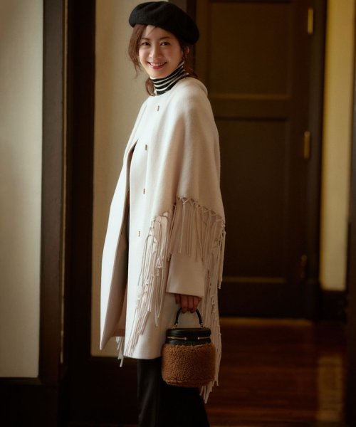 ウールカシミヤビーバー ノーカラー コート ウールカシミヤビーバー 品番 コート