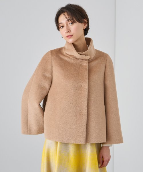 アルパカシャギーショートコート なし 着用サイズ