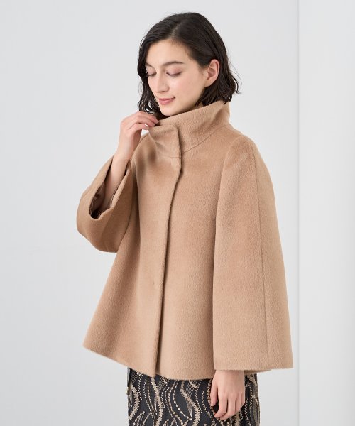 アルパカシャギーショートコート なし 着用サイズ