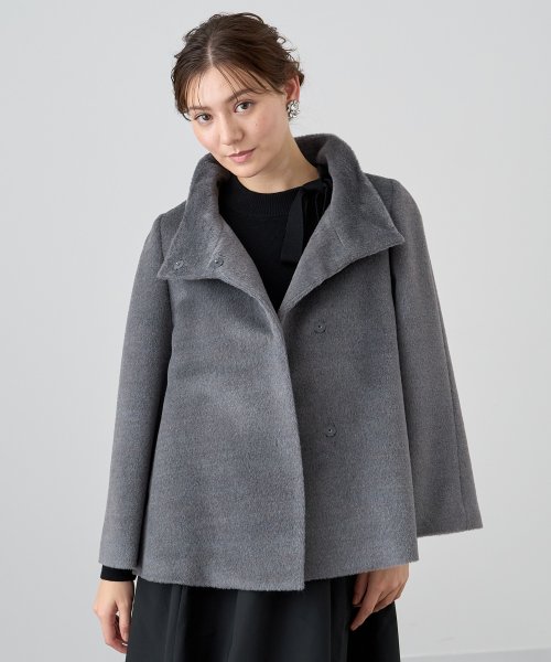 アルパカシャギーショートコート なし 着用サイズ