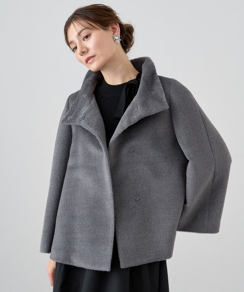 アルパカシャギーショートコート なし 着用サイズ