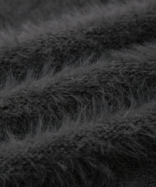 【WEB限定】シャギーVネックニットカーディガン[静電気軽減] WEB限定