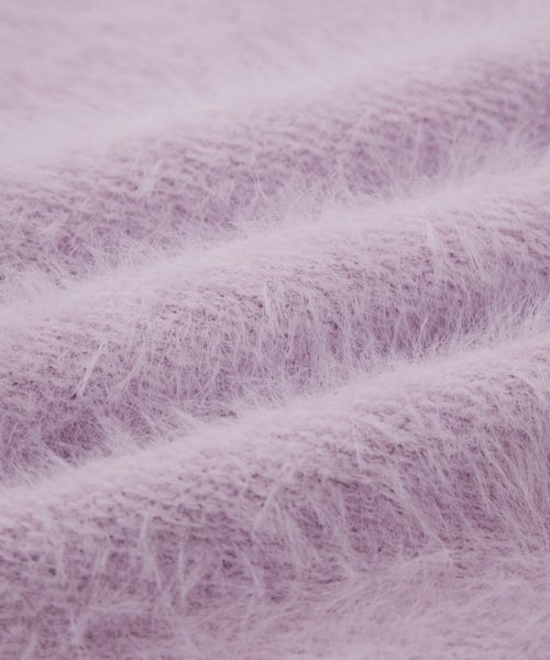 【WEB限定】シャギーVネックニットカーディガン[静電気軽減] WEB限定