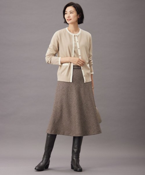 J.PRESS LADIES（LARGE SIZE）(J．プレス　レディス（大きいサイズ）)/T/W 千鳥 ツイード フレアー スカート/img04