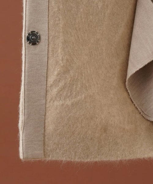 ボトルネックロングニットベスト 