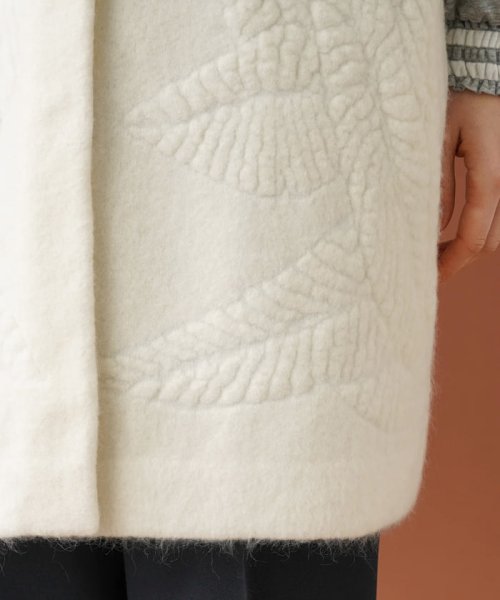 ボトルネックロングニットベスト 