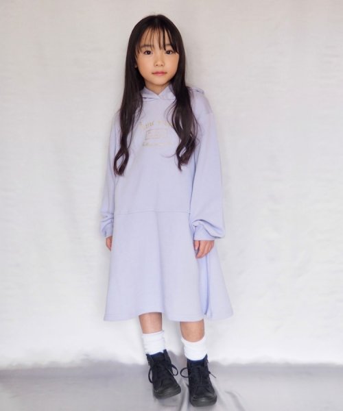 SHOO・LA・RUE(Kids) (シューラルーキッズ)/【110－140cm】裏毛耳つきフードワンピース/img11