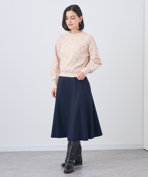 ストレッチボタニーベルトバックル スカート model 着用サイズ なし