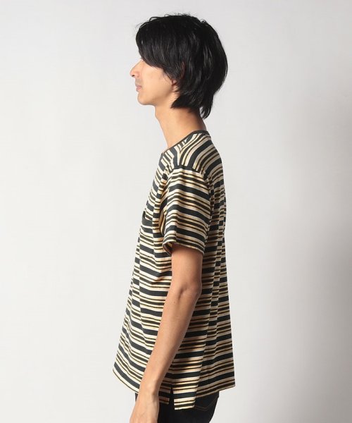 LEVI’S OUTLET(リーバイスアウトレット)/LEVI'S(R) VINTAGE CLOTHING 1940'S Tシャツ DOLORES イエロー STRIPE/img01