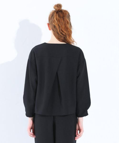 「KELEN/ケレン」デザインネックジャケット/LONICA 身幅 肩幅 総丈 そで丈