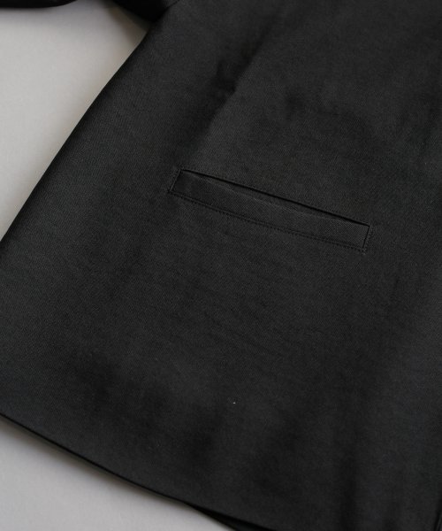 「KELEN/ケレン」デザインネックジャケット/LONICA 身幅 肩幅 総丈 そで丈