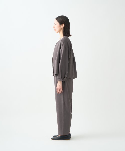 「KELEN/ケレン」デザインネックジャケット/LONICA 身幅 肩幅 総丈 そで丈