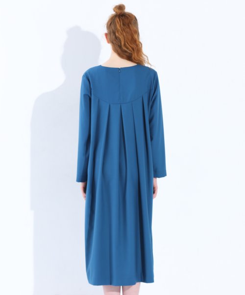 「KELEN/ケレン」タックデザインワンピース/HILA 身幅 肩幅 総丈 そで丈