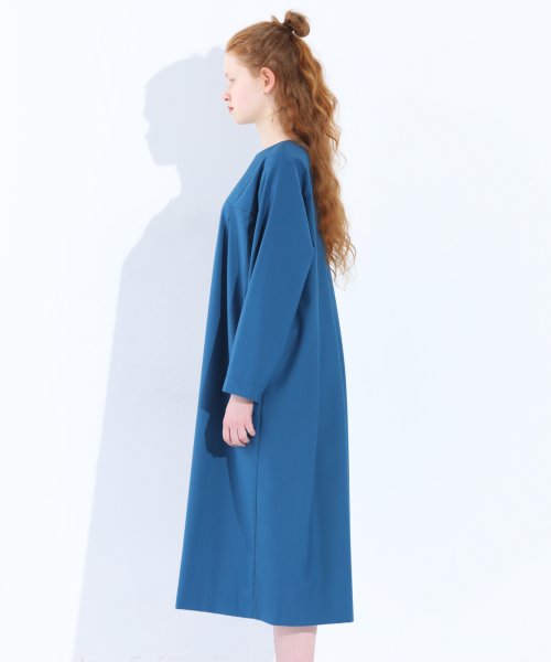 「KELEN/ケレン」タックデザインワンピース/HILA 身幅 肩幅 総丈 そで丈