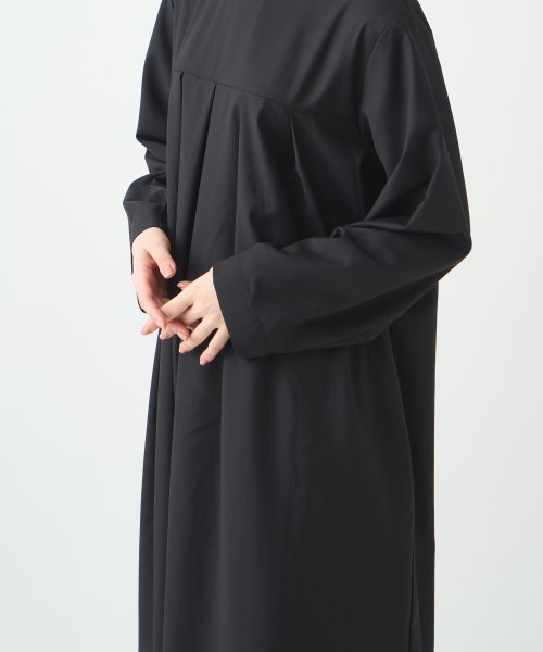 「KELEN/ケレン」タックデザインワンピース/HILA 身幅 肩幅 総丈 そで丈