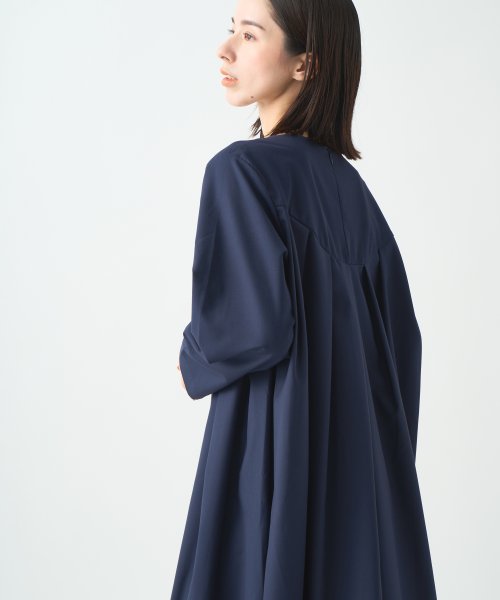 「KELEN/ケレン」タックデザインワンピース/HILA 身幅 肩幅 総丈 そで丈