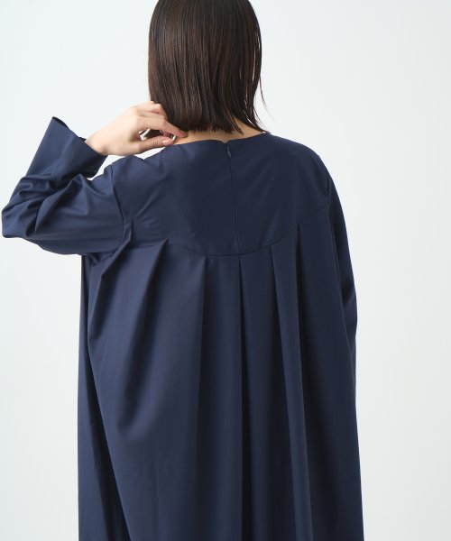 「KELEN/ケレン」タックデザインワンピース/HILA 身幅 肩幅 総丈 そで丈