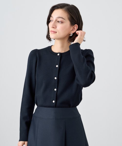 メリノウールビジュー カーディガン P3232085308(24750円)