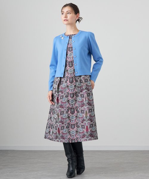 メリノウールビジュー カーディガン P3232085308(24750円)