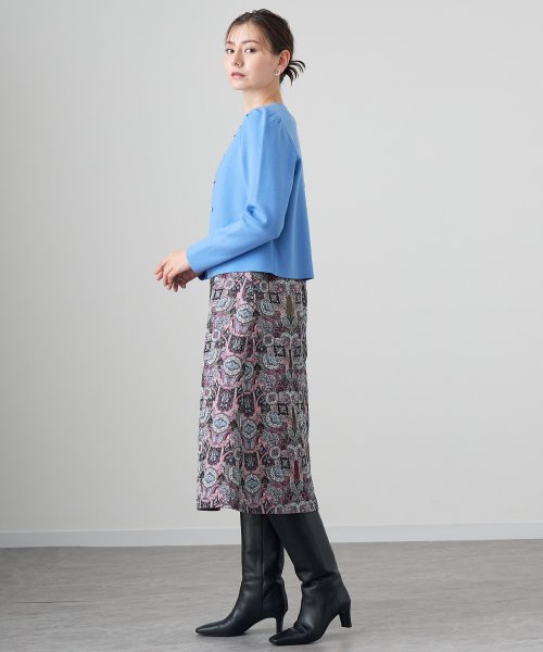 メリノウールビジュー カーディガン P3232085308(24750円)