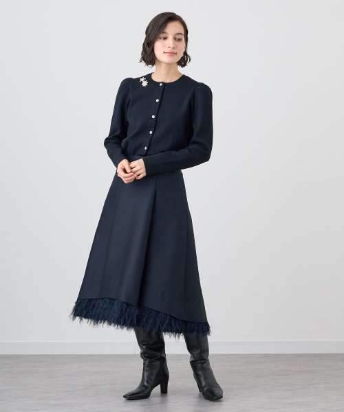 メリノウールビジュー カーディガン P3232085308(24750円)