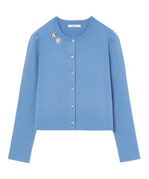 メリノウールビジュー カーディガン P3232085308(24750円)