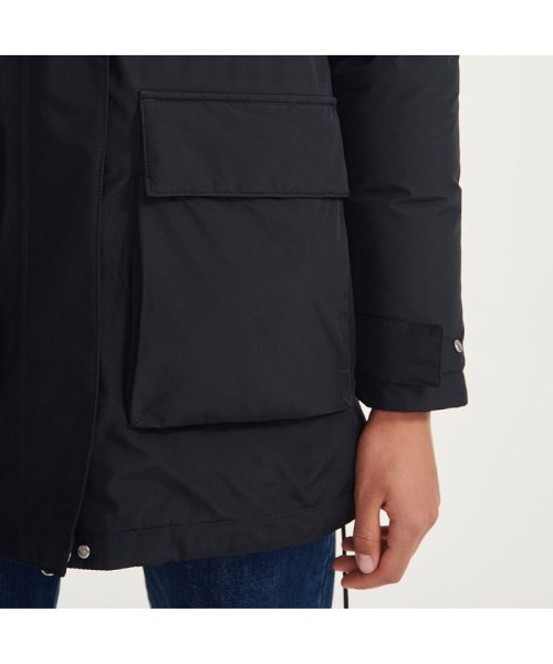 ゴアテックス インサレーションフーデッドロングジャケット 